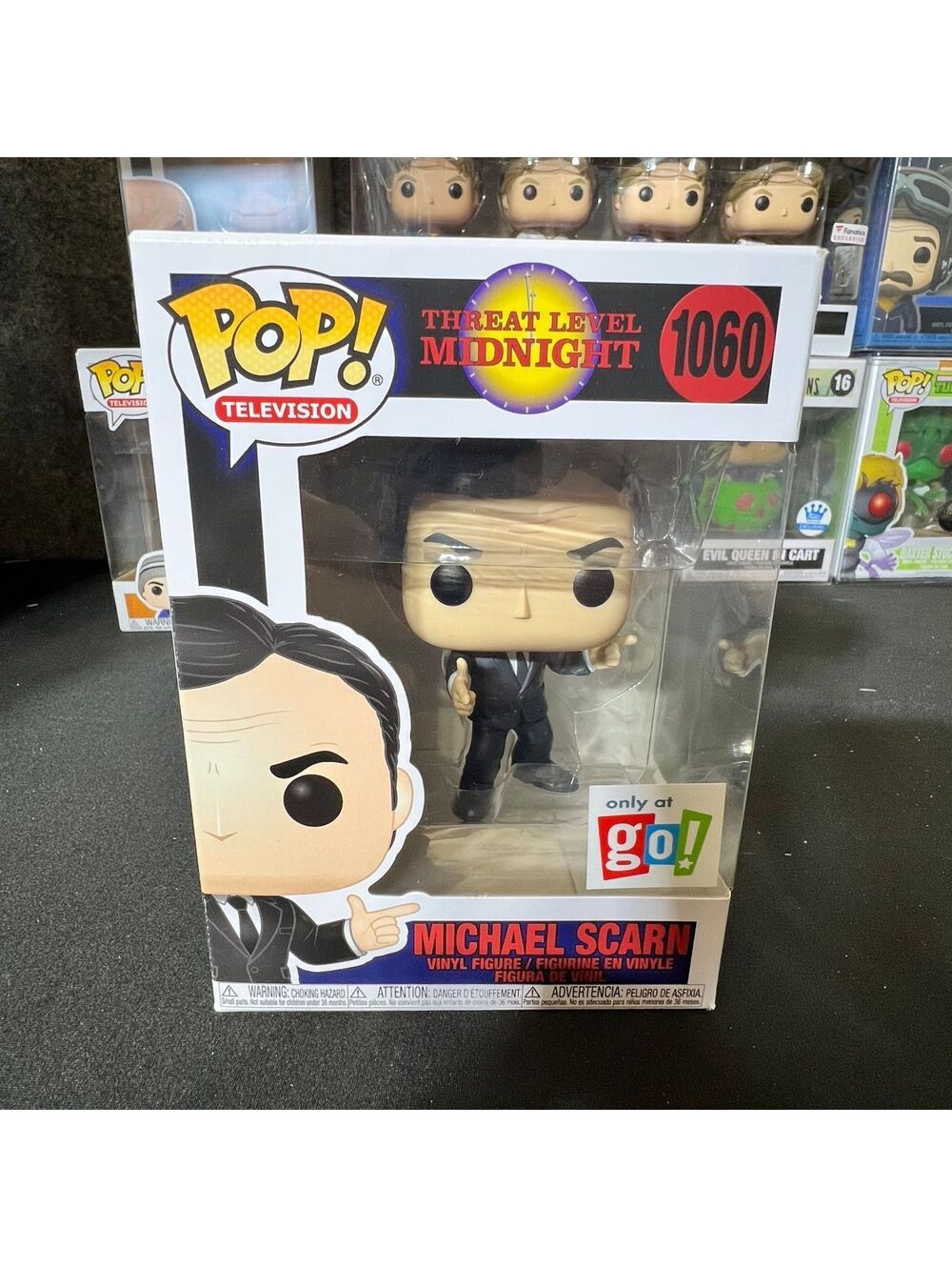 Funko Pop The Office Michael Scarn 1060 Threat Level Midnight Go Exclusive